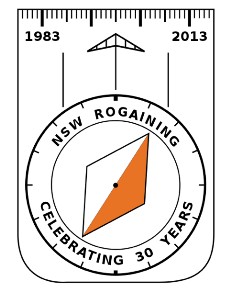 Logo to commemorate 30 years of rogaining in NSW