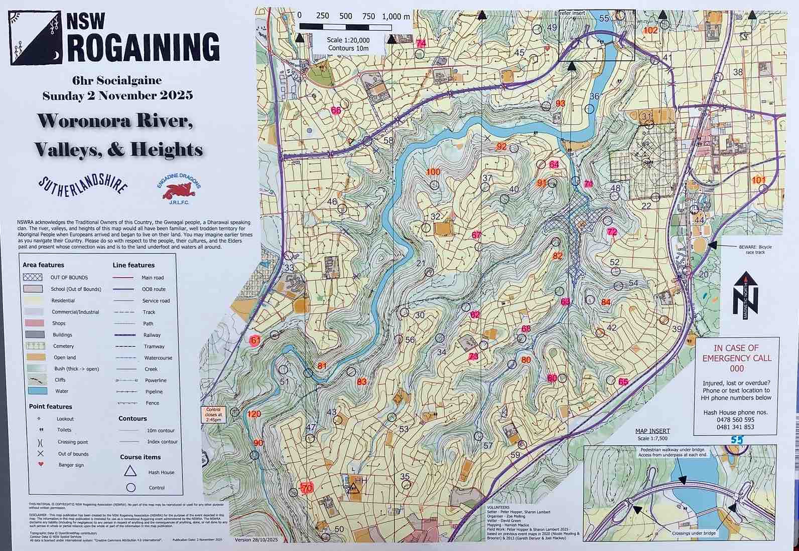 Map of the socialgaine