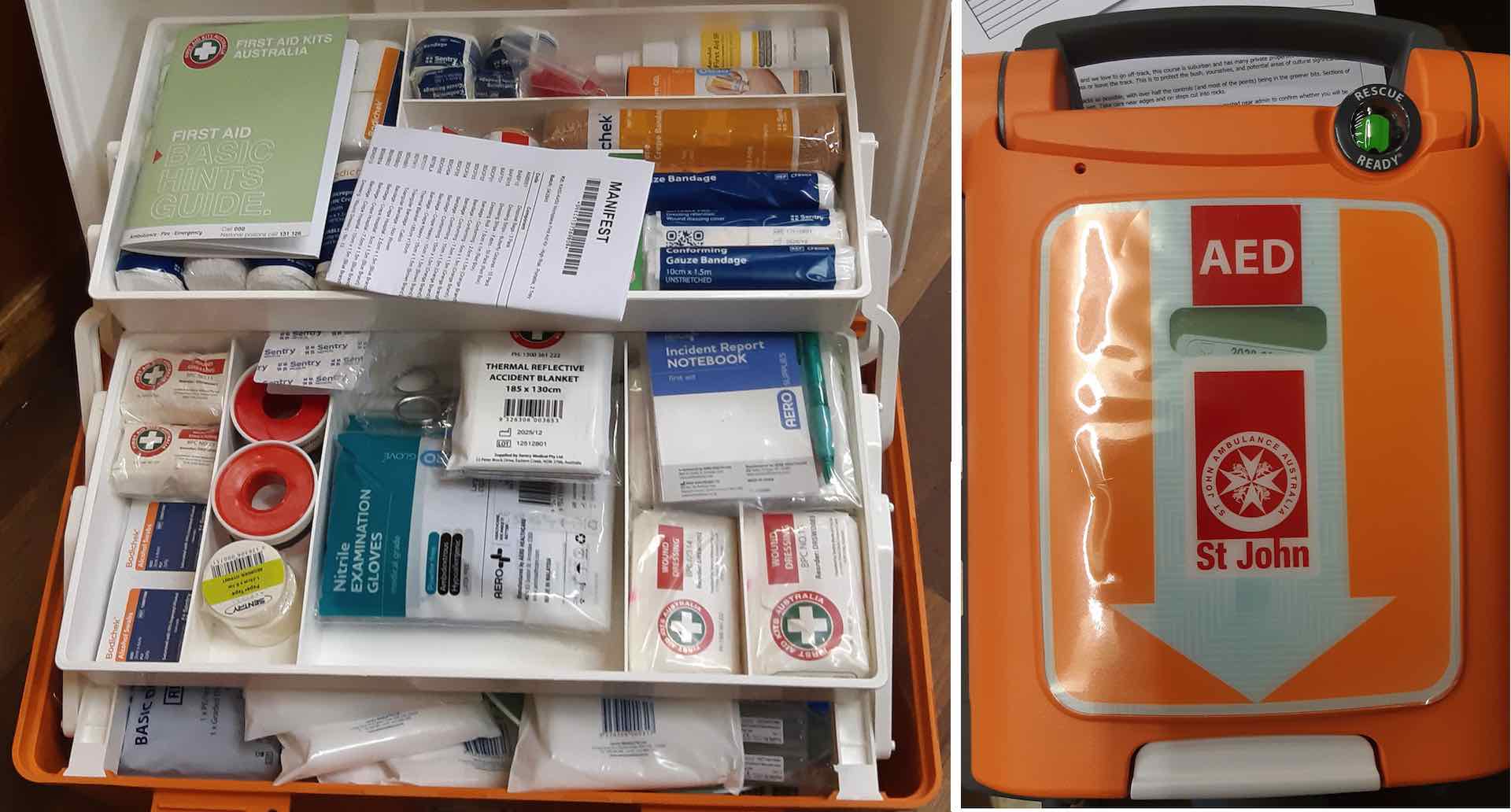 New first aid equipment