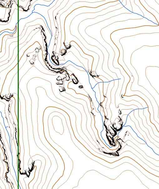 Map Snippet for Paddy Pallin rogaine