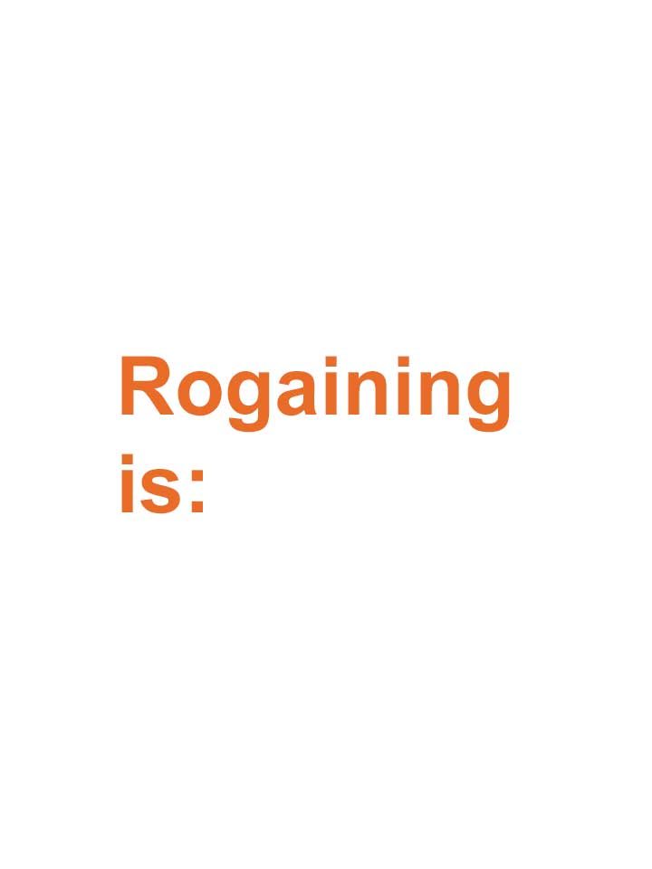 Rogaining-is